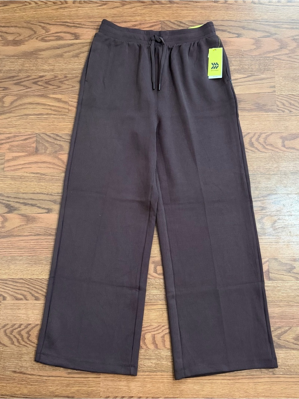 All In Motion Airy Sleek Ribbed Wide Leg Sweatpants - Picture 4 of 5